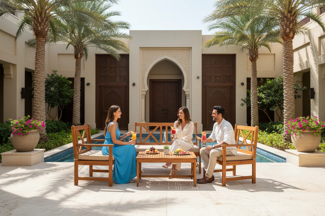 Wooden Sofa Set Outdoor - Image 5