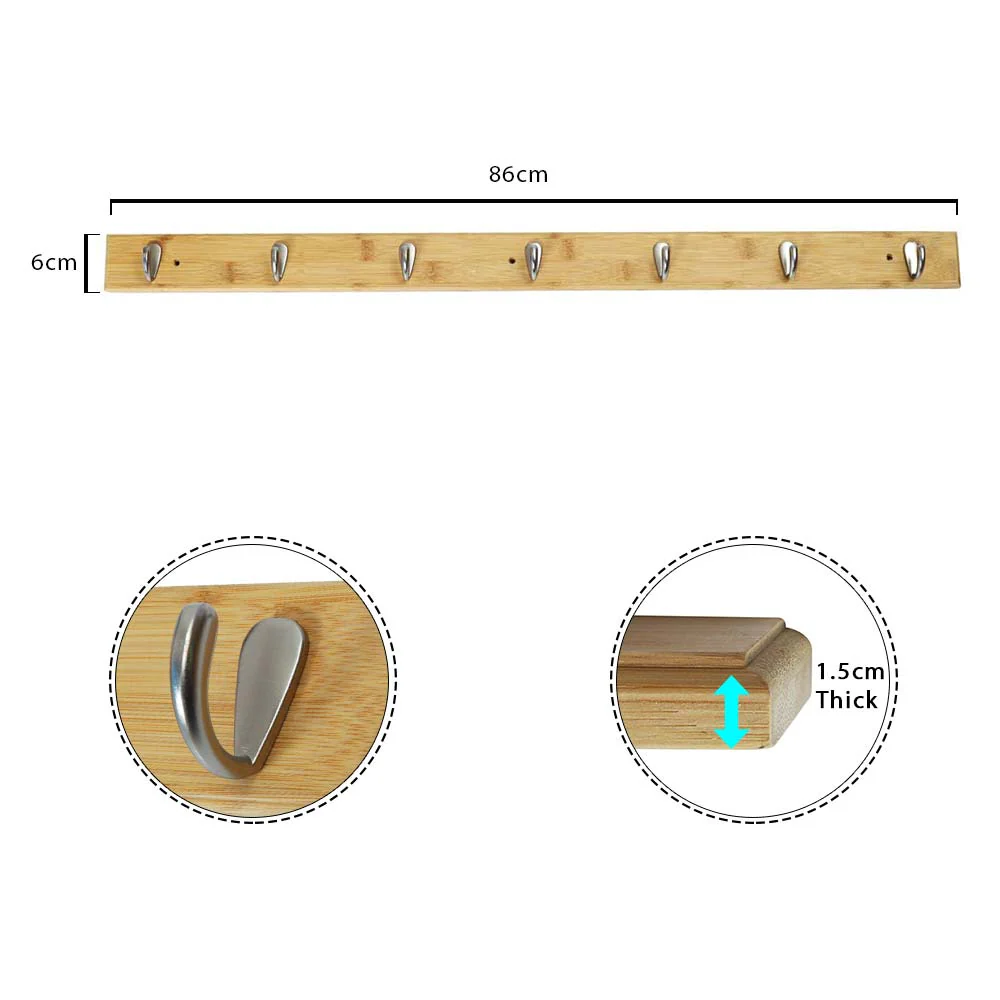 Wooden Wall Hook(without accessories) - Image 2